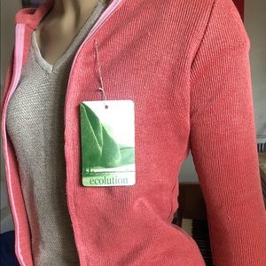 100% European hemp clothing. Coral jacket size S